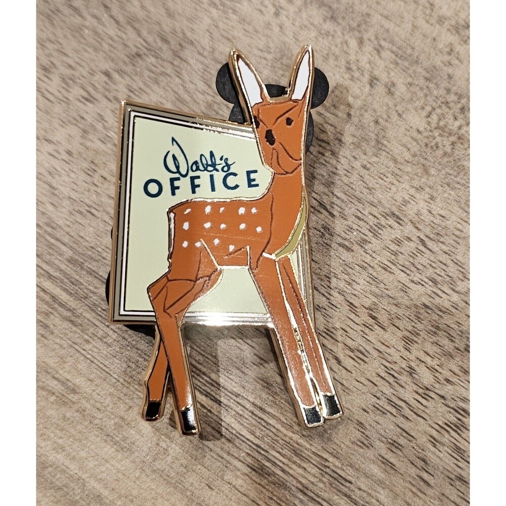 2026 Disney TWDC DEC D23 Walt’s Office Mystery Box Pin Bambi Deer ONLY